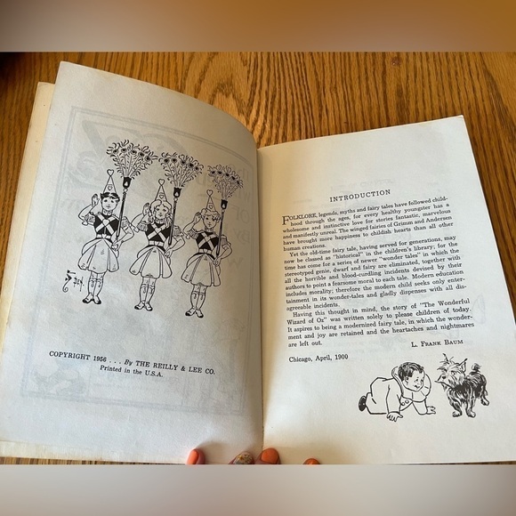 VINTAGE 1956 White Series Wizard of Oz Book - Picture 5 of 5